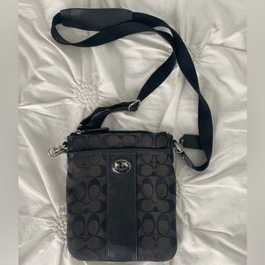 Coach Crossover Mini Bag Black